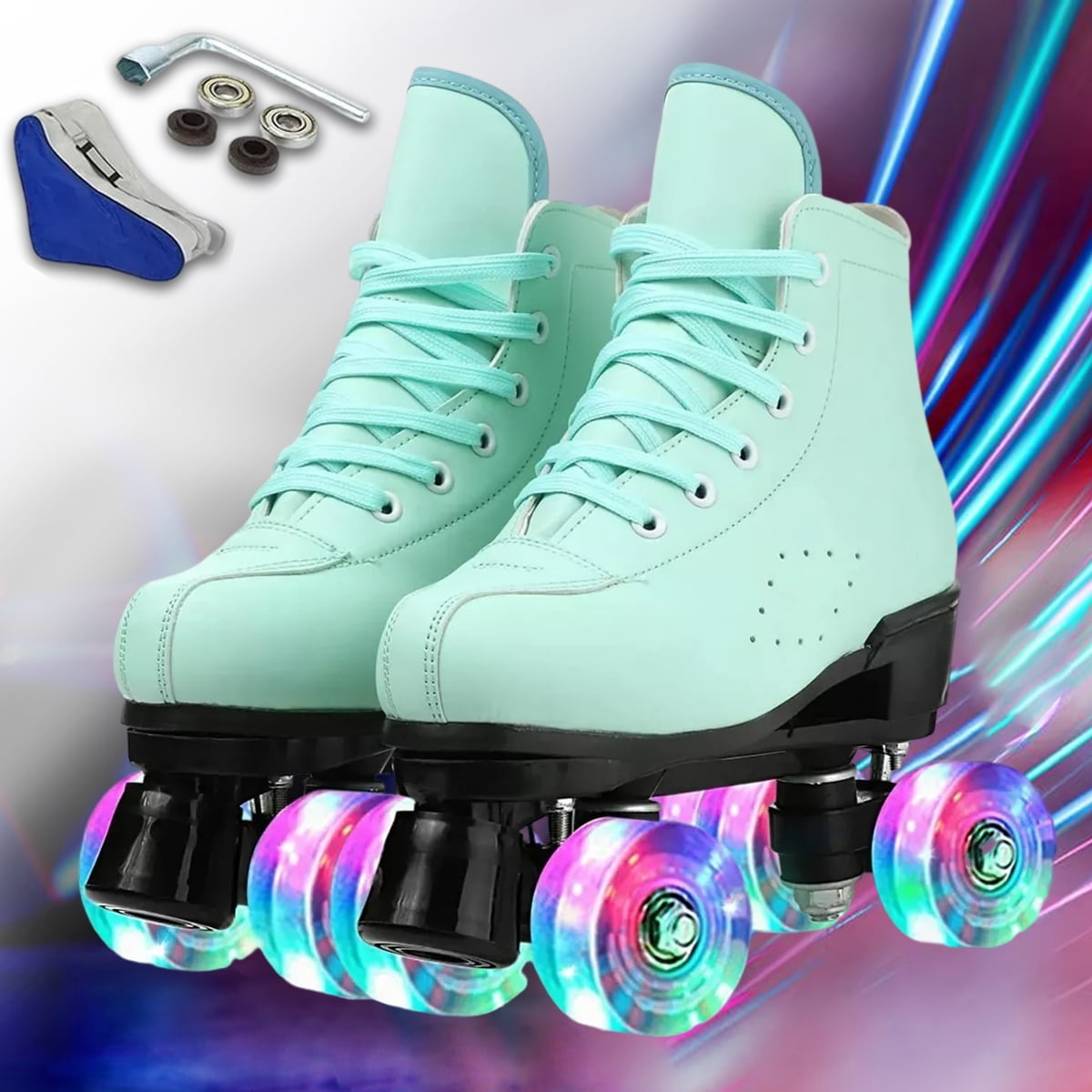 Classic Roller Skates for Women Cozy Hightop Skates Indoor Outdoor