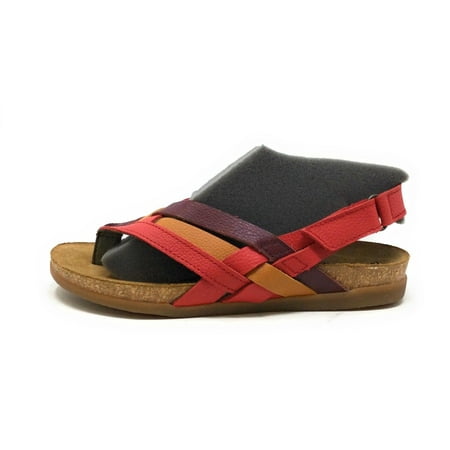 El Naturalista Womens NF47 Slingback Sandal Grosella Red Leather 36 EU 6 US