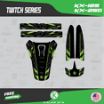 thumbnail image 4 of Kalair GFX Graphics Kit for Kawasaki KX250 (1999-2002) Twitch Series, 4 of 5