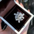 thumbnail image 5 of K-KED 925 Silver Filled Ring Fashion Round Cubic Zircon Ring Women Delicate Jewelry Sz 6-10-9, 5 of 6