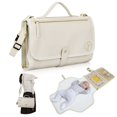 thumbnail image 2 of Cambiador de pañales portátil Zaveena. Cambiador portátil para bolsa de pañales. Cambiador de viaje. Newborn Essentials Crema para recién nacidos, niñas y niños, 750 unidades, 2 of 5