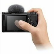 Sony Alpha ZV-E10L 24.2 Megapixel Mirrorless Camera with Lens, 0.63, 1.97, Black