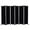 Black, variant on 3 Panel Privacy Screen, 6 Ft Tall Folding Privacy Screen Room Dividers, Freestanding Room Partition Wall Dividers, 102''W x 20''D x 71''H, Black