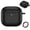 Black, variant on Silicone Earbud Charging Case Cover Compatible with AirPods 5, One-Piece Shock-Absorbing Protective Sleeve with Keychain Carabiner