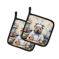 thumbnail image 2 of Carolines Treasures DAC6324PTHD 7.5 x 7.5 in. Unisex Shar Pei The Chef Pair of Pot Holder, 2 of 2