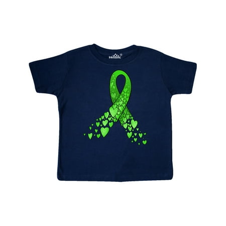 

Inktastic Mental Health Awareness Ribbon with Green Hearts Gift Toddler Boy or Toddler Girl T-Shirt