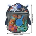 thumbnail image 3 of Bath Toy Tidy Organiser for Indoor Bath Use | Mesh Shower Organizer Net Bag for Bath Toys with Quick Drying Design, 3 of 7
