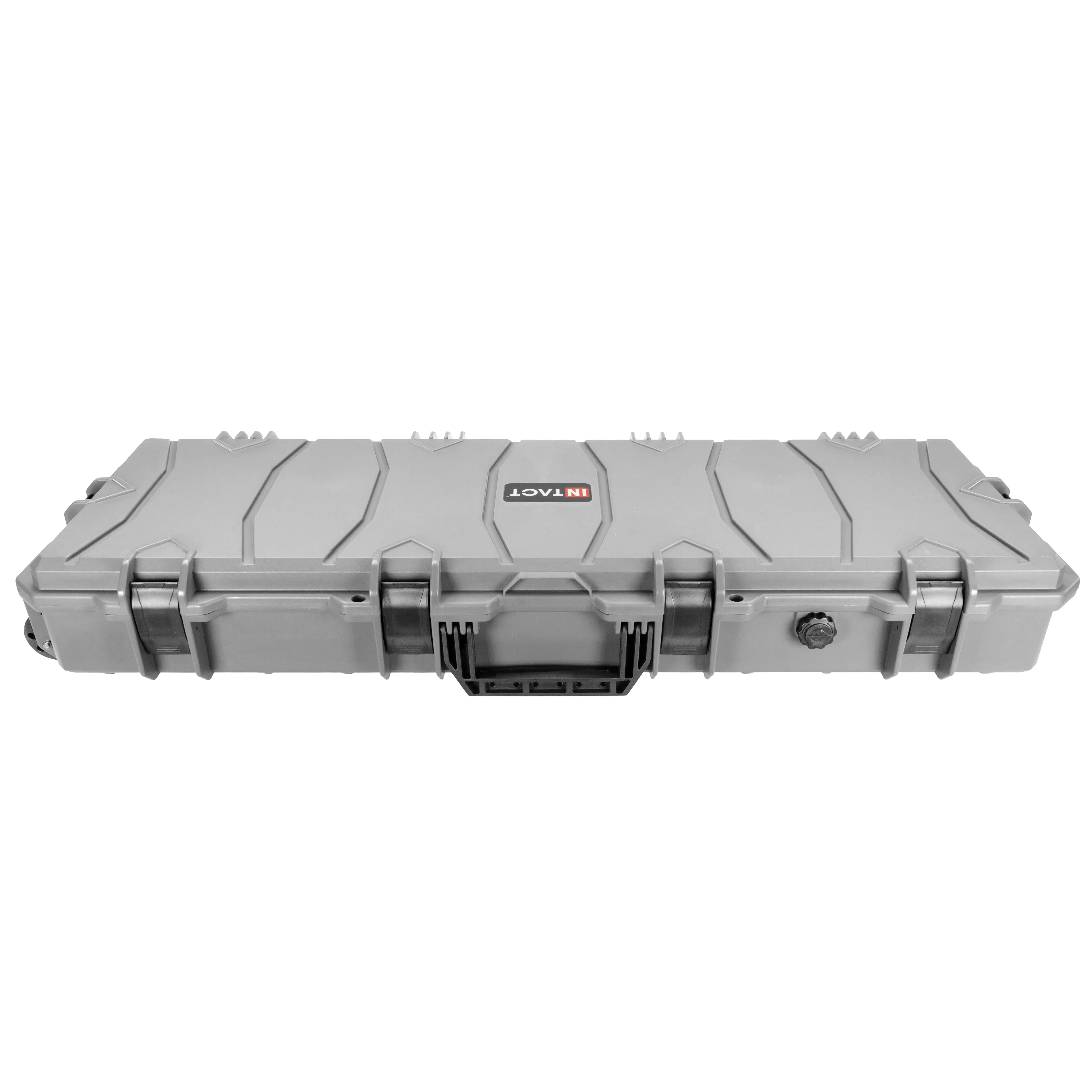 Eylar 39 Inch Intact Series Rolling Hard Rifle Case, Lightweight and Durable Stacker Design with Foam (Gray)