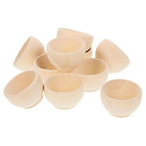 Hytrove Unfinished Wood Bowls Khaki 20Pcs 1.5X1.5X1In