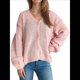 thumbnail image 2 of Suéter Tipo Cárdigan con Botones para Mujer, de Otoño, Holgado e Informal, de Punto Rosa L, 2 of 9