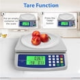 thumbnail image 3 of 30kg/1g Digital Kitchen Scale With Tare Function Scale Stainless Steel Counting Scale ,Precise Weight, 3 of 6