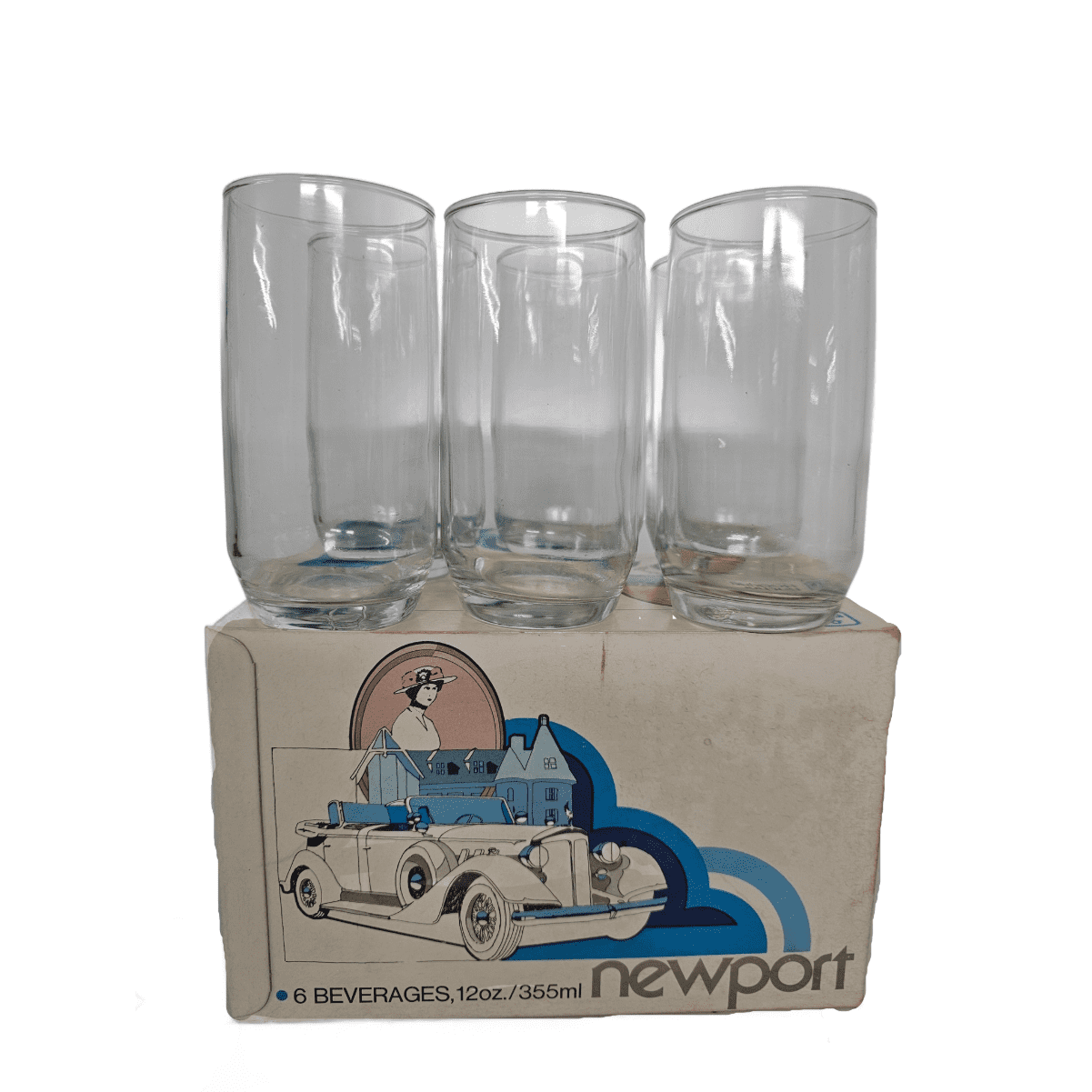 acrylic drinking glass set Plastic Tumblers Drinking Glasses Set of 8 Clear