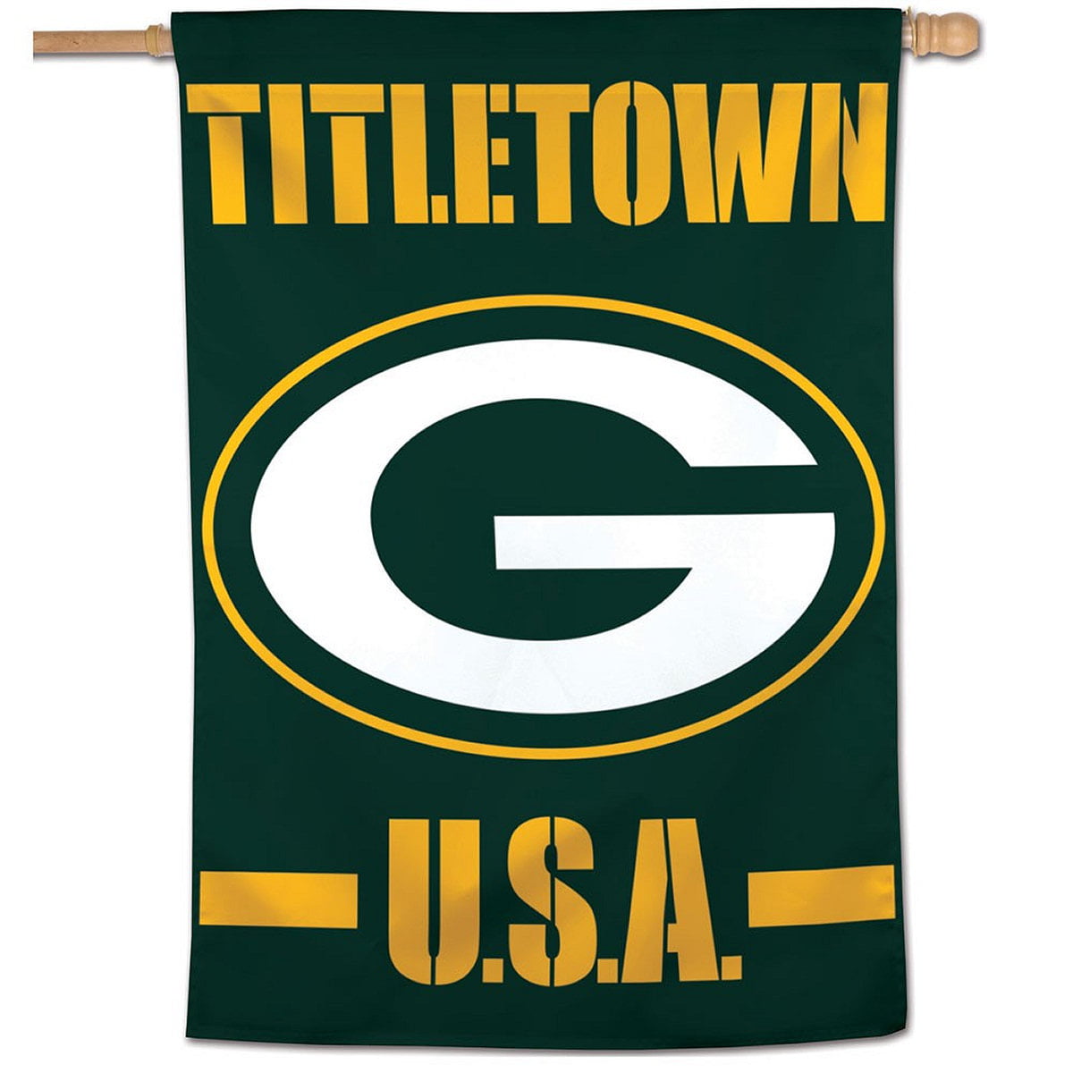 WinCraft Green Bay Packers Titletown USA Double Sided Garden Flag