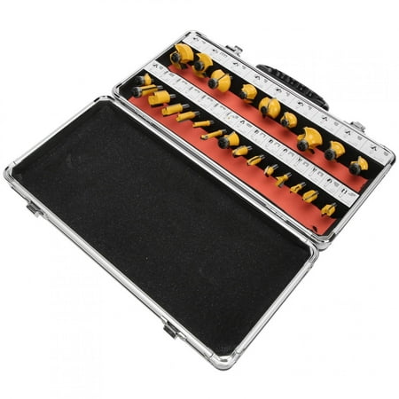 

Tebru Slot Cutter Bit Woodworking Trimmer Wear Resistance Alloy Material Hardware Accessory Woodworking Cutter Kit Panel Pilot Bit For Wood Cutting Engraving Tools