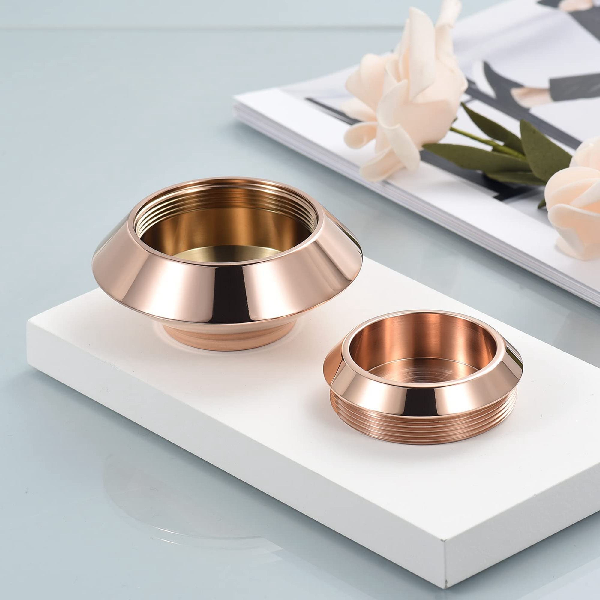 Cremation Urns for Ashes Stainless Steel Candle Ash Holder Keepsake Urn for Ashes Mini Funeral Urns for Human Ashes/Pet Ashes