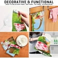 thumbnail image 4 of Wine Fruits Basket Tea Towels Set of 1 Picnic Meadow Kitchen Dish Cloth with Hanging Loop, 18"x28"Lint-Free Absorbent Towel for Kitchen Drying Wiping and Cleaning, 4 of 7