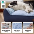 thumbnail image 4 of Cama ortopédica para perro Bedsure grande con funda impermeable y lavable, 4 of 9