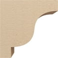 thumbnail image 3 of 7"W x 14"D x 14"H Classic Newport Rough Cedar Woodgrain TimberThane Corbel, Primed Tan, 3 of 6