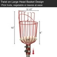 thumbnail image 2 of AEASKIEY Fruit Picker Pole with Basket Telescoping, Adjustable Citrus Orange Picker Pole with Basket 35-68'' Long Handle, Mango Avocado Fig Acorn Pear Pomelo Chery Lemon Picker for Tree, 2 of 7