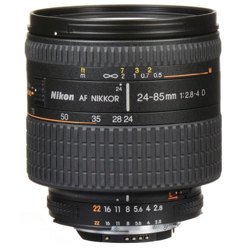 Nikon AF FX NIKKOR 24-85mm f/2.8-4D IF Zoom Lens with Auto Focus
