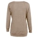 thumbnail image 5 of ICHUANYI Liquidación Camisetas De Gran Tamaño Camisas para Mujer Sudaderas De Entrenamiento Sólidas Camisa Básica Informal De Manga Larga Tops Clásicos con Cuello En V ICHUANYI WER2023082204459, 5 of 5