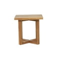thumbnail image 3 of GDF Studio Hobbs Outdoor Acacia Wood Square Side Table, Teak, 3 of 8
