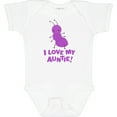 thumbnail image 3 of Inktastic I Love my Auntie Boys or Girls Baby Bodysuit, 3 of 5