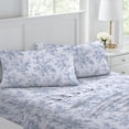 thumbnail image 1 of Juego de ropa de cama Laura Ashley Home Vanessa de franela completa de algodón, 1 of 9