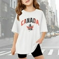 thumbnail image 1 of Hauts d'Été Décontractés à Manches Courtes pour Filles - T-Shirts Basiques à Col Rond Légers pour Filles et Adolescentes, 1 of 4
