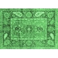 thumbnail image 1 of Ahgly Company Indoor Rectangle Oriental Emerald Green Traditional Area Rugs, 3' x 5', 1 of 4