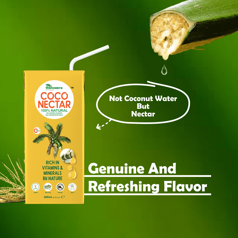 Nature's COCO (Coconut) NECTAR - 100% Natural, Gluten-Free, Non