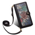 thumbnail image 3 of ESEBLE Leather For iPhone 17 Pro Case【RFID Blocking】with Multi-Card Holder Zipper Bills Slot, Soft PU Leather Magnetic Detachable Lanyard Shoulder Strap And Wristlet Wallet Case,Black, 3 of 13
