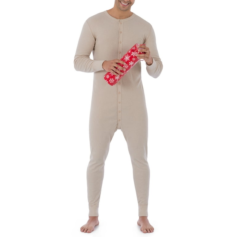 Fuit of the Loom Men's Classic Super Soft Thermal Union Suit 