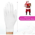 thumbnail image 3 of 12 Pairs XL White Cotton Gloves for Dry Hand Moisturizing Cosmetic Eczema Hand Spa and Coin Jewelry Inspection, 3 of 5