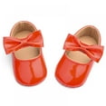 thumbnail image 4 of BESLY 0-18M Baby Girls Princess Dress Shoes with Bowknot Non-Slip Toddler Shoes, 4 of 5