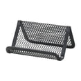 thumbnail image 2 of 2 Pcs Black Business Card Holder Desk, Wire Mesh Business Card Holder Display, Desktop Business Card Stand, Metal Business Card Display Holder for real estate, Office, Tradeshow, Bar(Black*2), 2 of 3