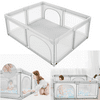 Oukaning Large Baby Safety Play Yard Kid Activity Center Portable Large Playpen Fence