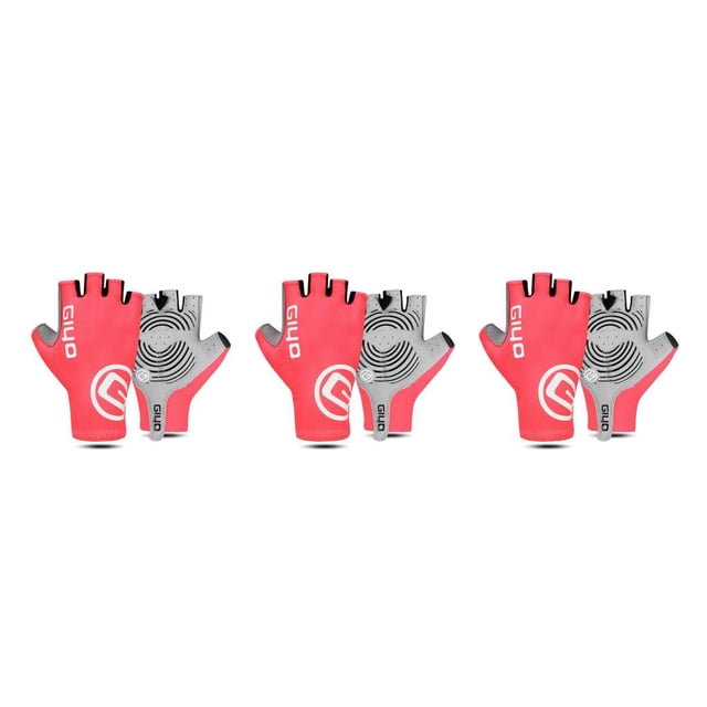 Greeniant 1 par de medio guantes multicolor senderismo accesorios auxiliares para trotar mitones de ciclismo almohadilla antideslizante Type1 NO1