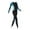 Blue S, variant on Women Full Body Wetsuit Diving Suit Quick Front Zip Dive Skin Canoeing