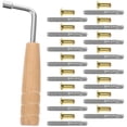 thumbnail image 2 of 1 Set Lyre Harp String Tuning Pin L-shaped Tuning Wrench for Lyre Harp Stringed Instrument, 2 of 9