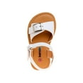 thumbnail image 4 of Kensie Girl Open Toe Toddler Flat Sandals, Tan, 8, 4 of 6
