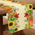 thumbnail image 1 of SOVCFOE 100% Linen 13.8x71 Inch(35x180 cm) Long Washable Reusable Table Runner for Fall/Autumn/Pumpkin/Thanksgiving Decoration, 1 of 4