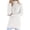 White, variant on Elegant High Neck Solid Knit Pullover For Cozy Everyday Sweater Without
