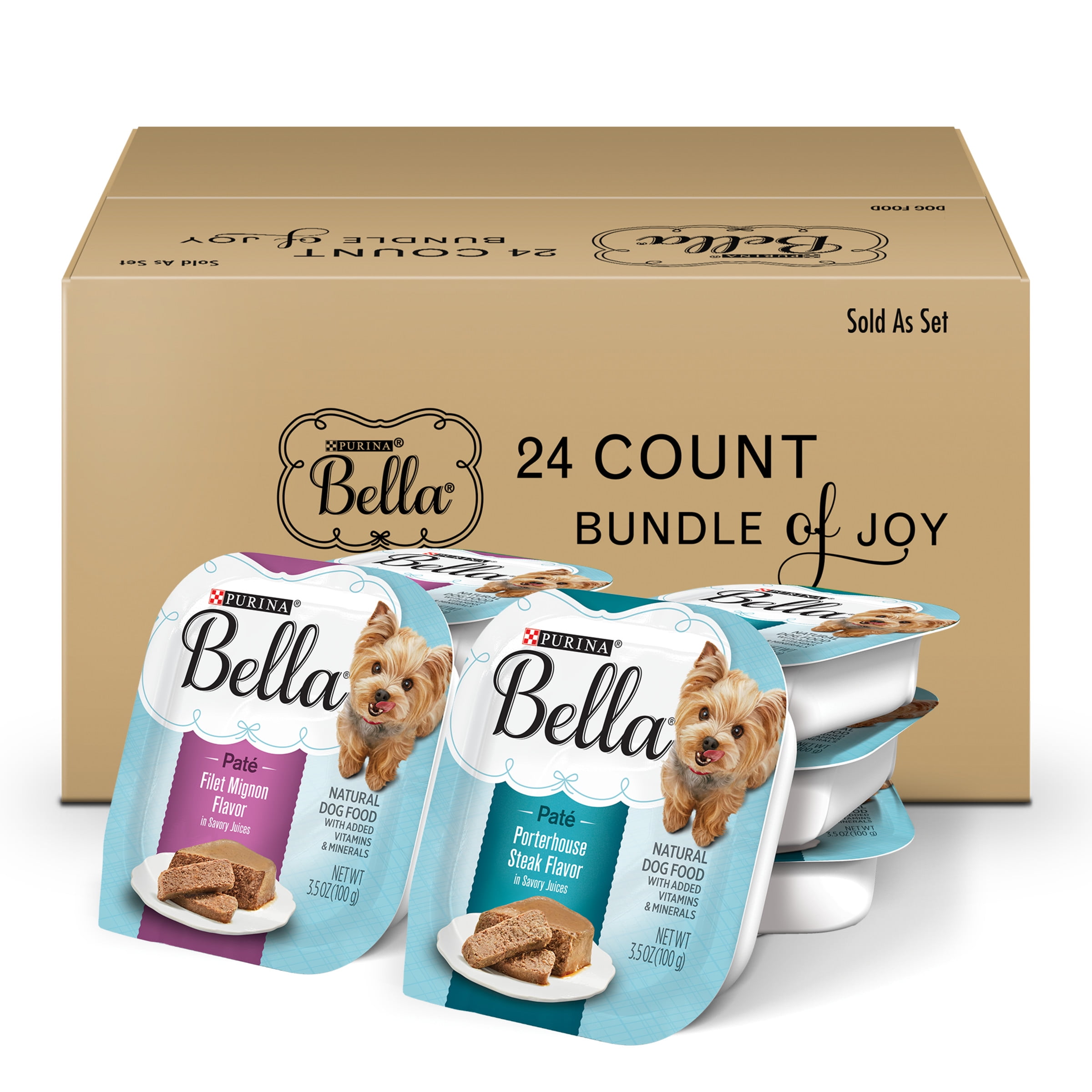 purina bella savory juices small breed wet dog food trays