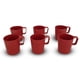 thumbnail image 1 of KIT 6 PZAS JARRITA APILABLE 250 ML CASUAL ROJO Coza Design PATZU 99255/4465, 1 of 3