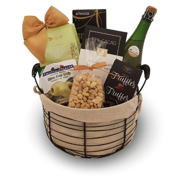 Mix n' Mingle Holiday Treats Gift Basket for Christmas, Holiday, Thank-You, Congratulations