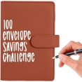 thumbnail image 3 of XINQIHANG 100 Envelope Savings Challenge Binder, Easy and Fun Way to Save $5,050, Budget Binder Savings Challenge Book, Savings Book with Cash Envelopes, for Budgeting Planner & Saving Money, 3 of 7