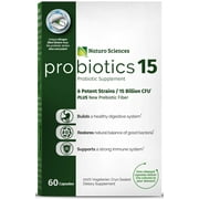 Naturo Sciences Probiotics 15 Capsules, 15 Billion CFU, 60 Ct