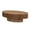 Walnut, variant on Kevinplus 43.7” Modern Oval Coffee Table with Sturdy Pedestal for Living Room, Walnut