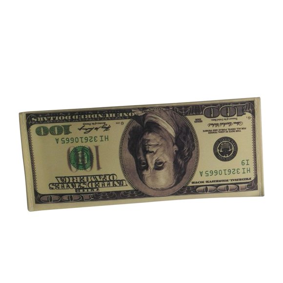 Portefeuilles Unisexes Motif Billets de Banque Livre Dollar Euro Imprimé en Couleur Réaliste avec Extérieur en Cuir PU